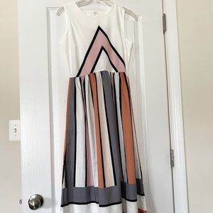 CRFS sleeveless striped long maxi dress